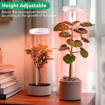 lampe led plante réglable hauteur blanc moderne piquet câble usb contrôle multi fonction 8h