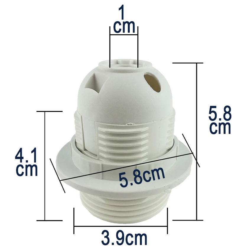ampoule e27 moderne blanc noir lisse support table led 180deg 60w 250v