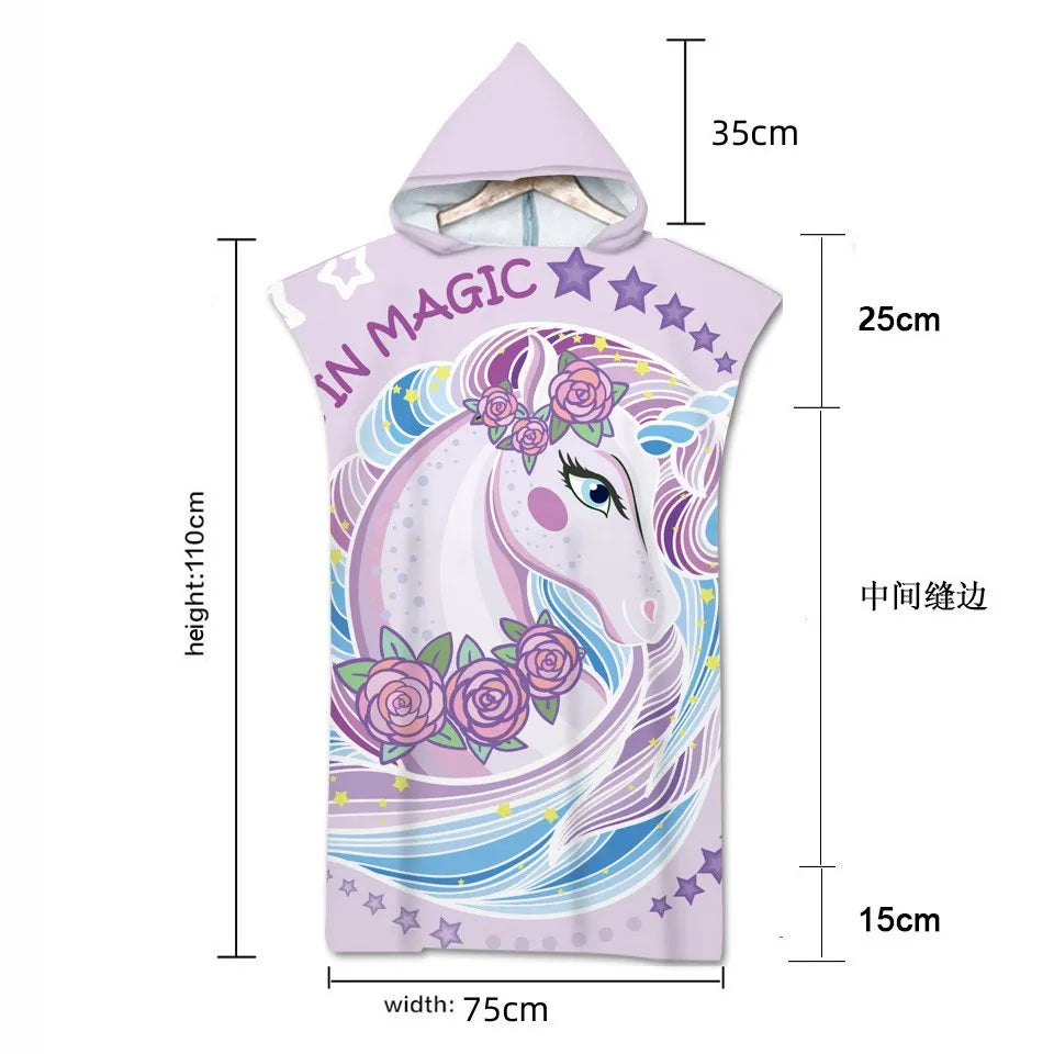 poncho capuche séchage rapide polyester blanc moderne pâques absorption rapide lavage machine compressé adultes