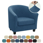 housse fauteuil moderne gris rose carreaux polyestère lavable printemps été salon