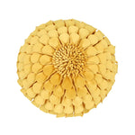 coussin velours moderne motif fleurs relief jaune gris rose blanc décoration intérieure sofa chaise