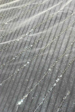 voile mariée blanc broderie strass bord coupé classique élégant dentelle paillettes translucide longueur personnalisable