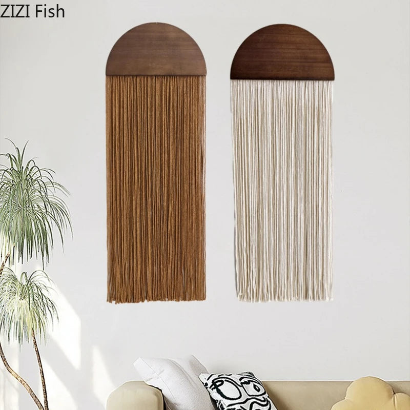 rideau franges vert moderne minimaliste textile opacité chambre salon decorationintérieur