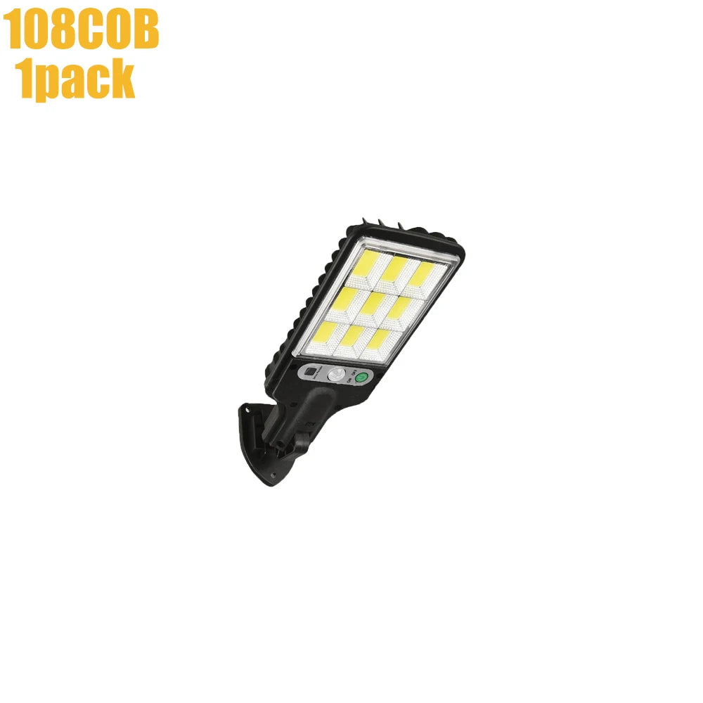 lampe solaire détecteur mouvement adhésive moderne noir jaune 84x225mm ip65 led