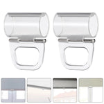 clips rideau transparents moderne sans fil plastique poignées levier sans motif accessoire store