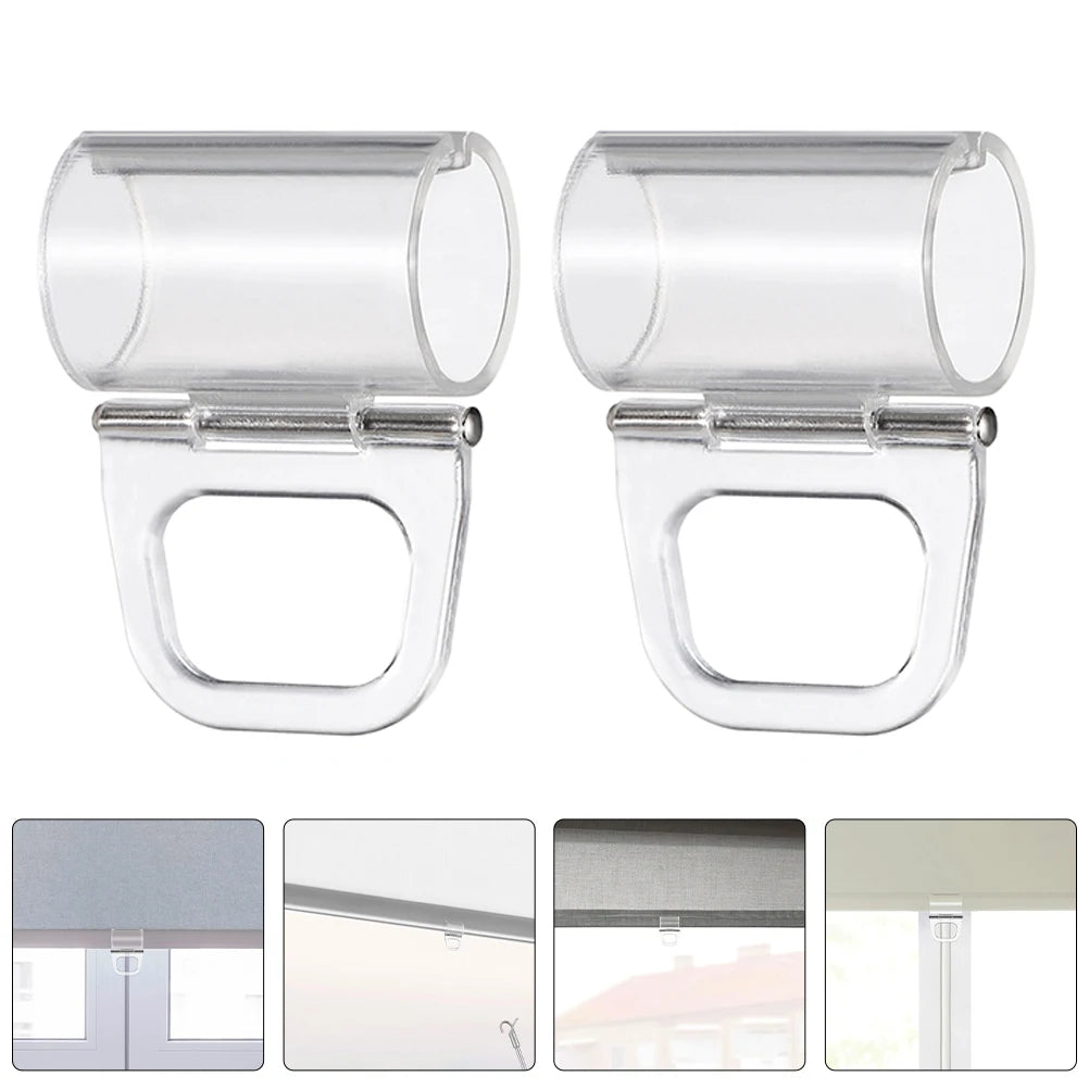 clips rideau transparents moderne sans fil plastique poignées levier sans motif accessoire store