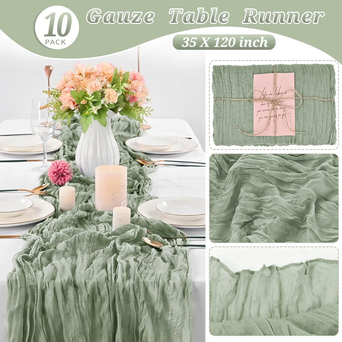 table table gaze verte olive table noël classique halloween mariage