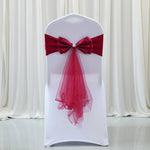décoration chaise mariage sash papillon tulle organza couleur variée événementiel festive reception simple