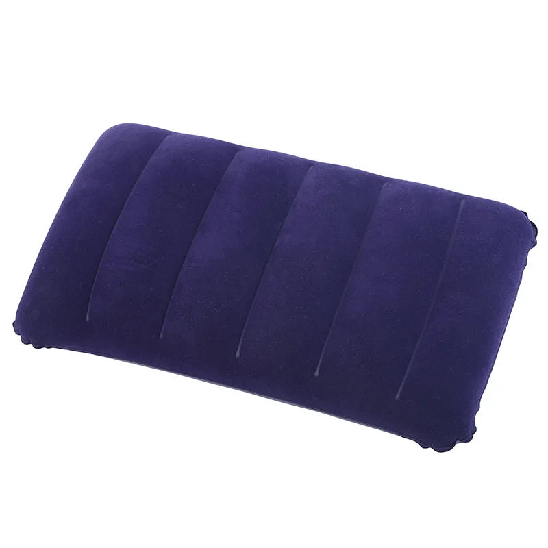 coussin gonflable portable cou coloré fibre pvc moderne imperméable extérieur camping voyage