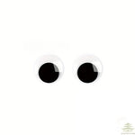 yeux plastique blancs noirs adhésifs décoratifs réfrigérateur diy scrapbooking enfants