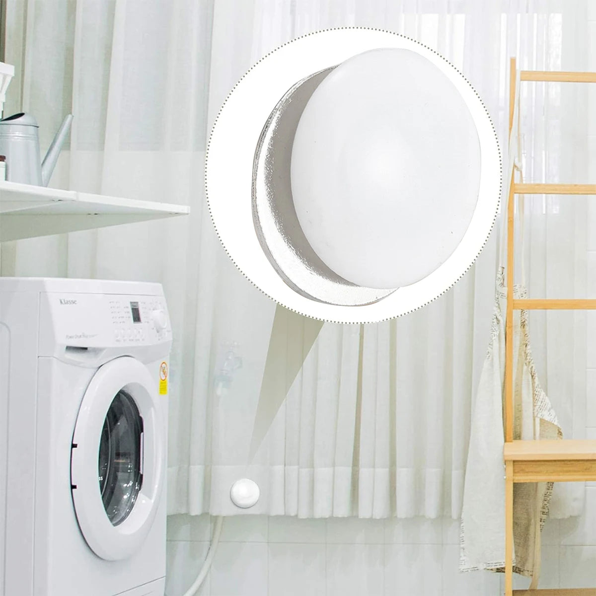 poids rideau douche aimants adhésifs pièces blanc modernes fixations métal minimalistes