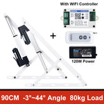 support charge électrique pliable blanc moderne moteur électrique lisses opaques lit