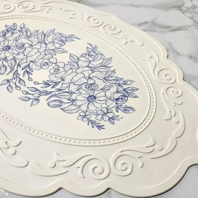 Set de table silicone antidérapant gros plan