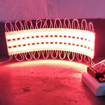 modules led multicolores pliables étanches haute luminosité décoration extérieure bannières stores