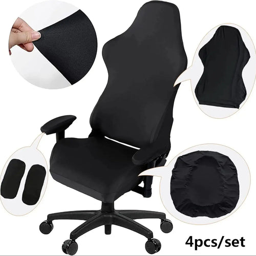 housses chaise modernes noires unies adhésives avant arrière accoudoirs 55 63cm pièces