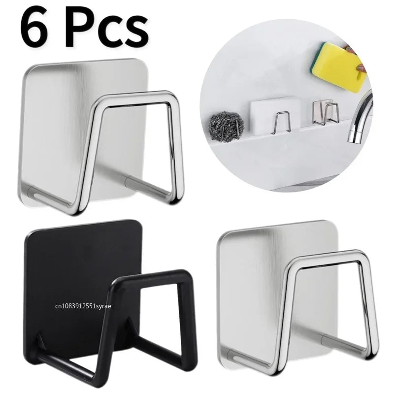 porte savon inoxydable auto adhésif support sèche vaisselle accroches cuisine organisateur accessoires