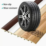 profils seuil pvc brun beige rouge moderne vis fixés aspect bois opaques