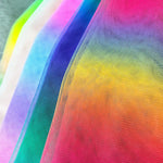 tulle multicolore rayures horizontales polyester moderne robe féminine rapide respirant anti moisissure occasionnelle scène