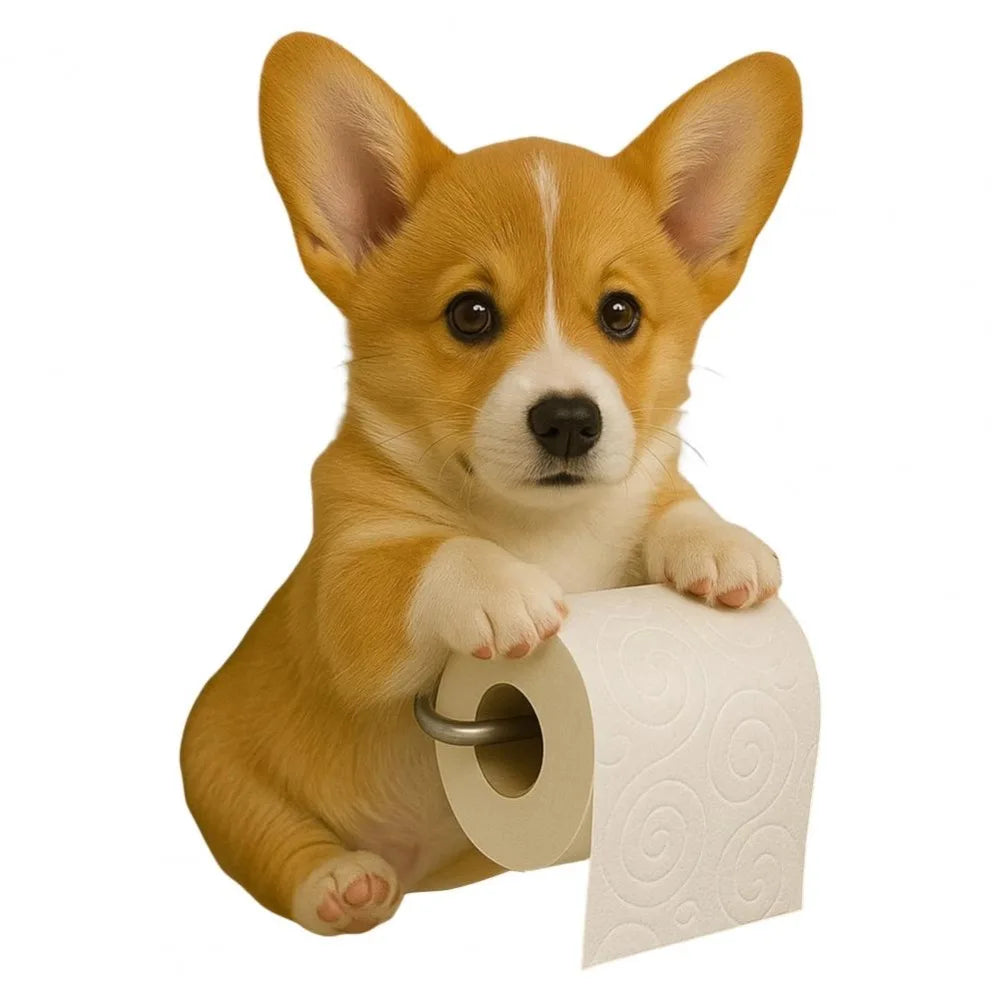 porte rouleau papier toilette blanc motif spirales mignon salle bain