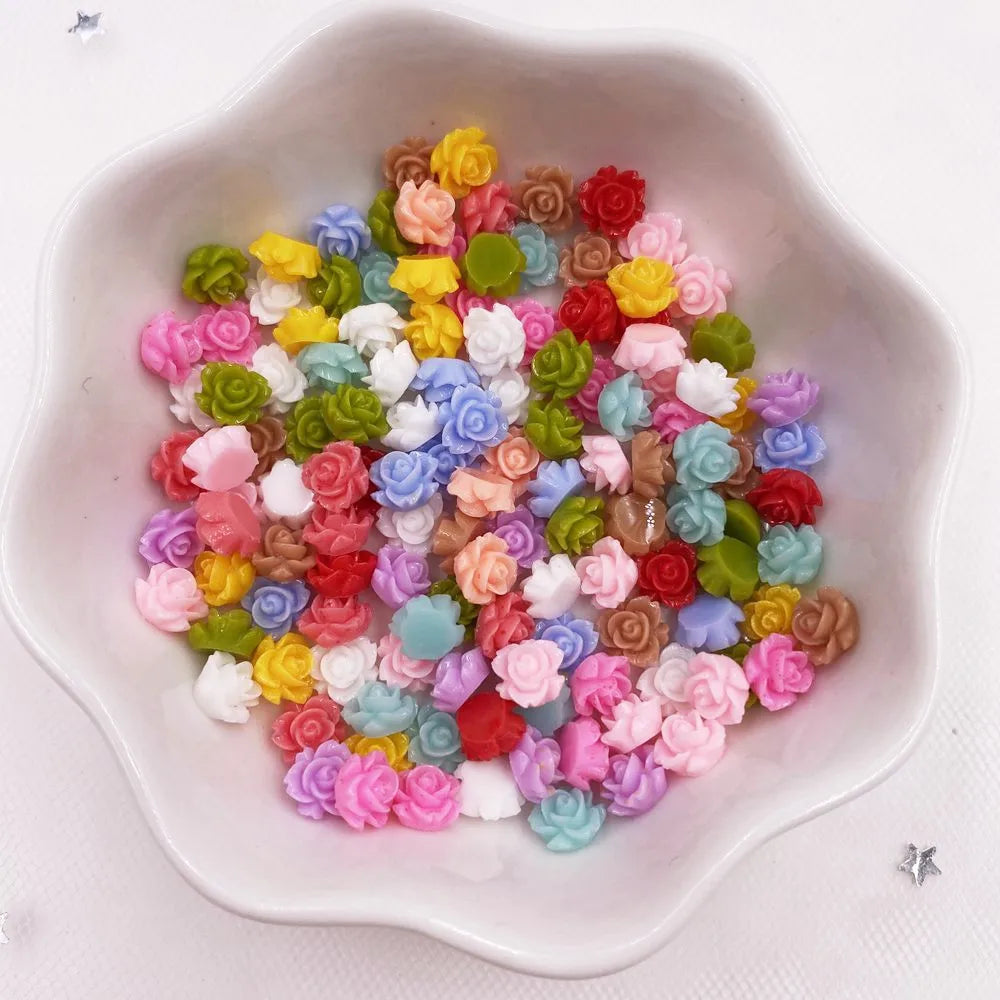 résine multicolores fleurs détaillées décoratives bricolage artisanal mariage anniversaire noël