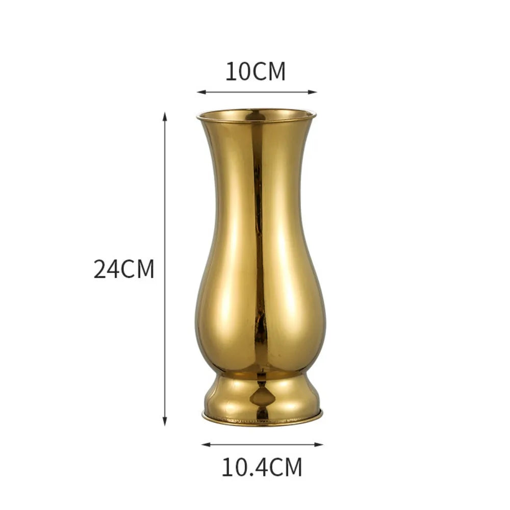 vases émaillés or argent élégants classiques brillants fleurs maison jardin