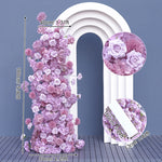 arche fleur blanche décor mariage fête anniversaire banquet cérémonie mur floral moderne grande taille