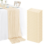 nappes longues décoratives plissées couleurs lilas rose beige semi transparentes romantique table runners