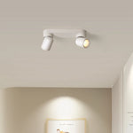 Spot LED moderne aluminium blanc interrupteur tactile têtes éclairage quotidien