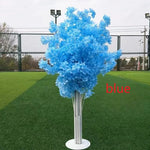 arbre artificiel fleurs modernes mariage anniversaire baby shower intérieur blanc rouge rose bleu champagne