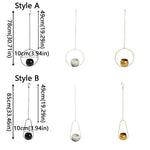 pots fleurs suspendus or noir modernes minimalistes chaîne résistants usure