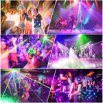 projecteur laser multicolore effet lumière scène dj disco mariage festivitésRGBO