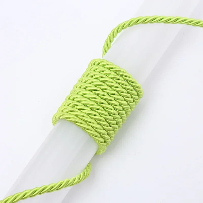 corde torsadée polyester 5mm décoration artisanale textile maison bricolage moderne