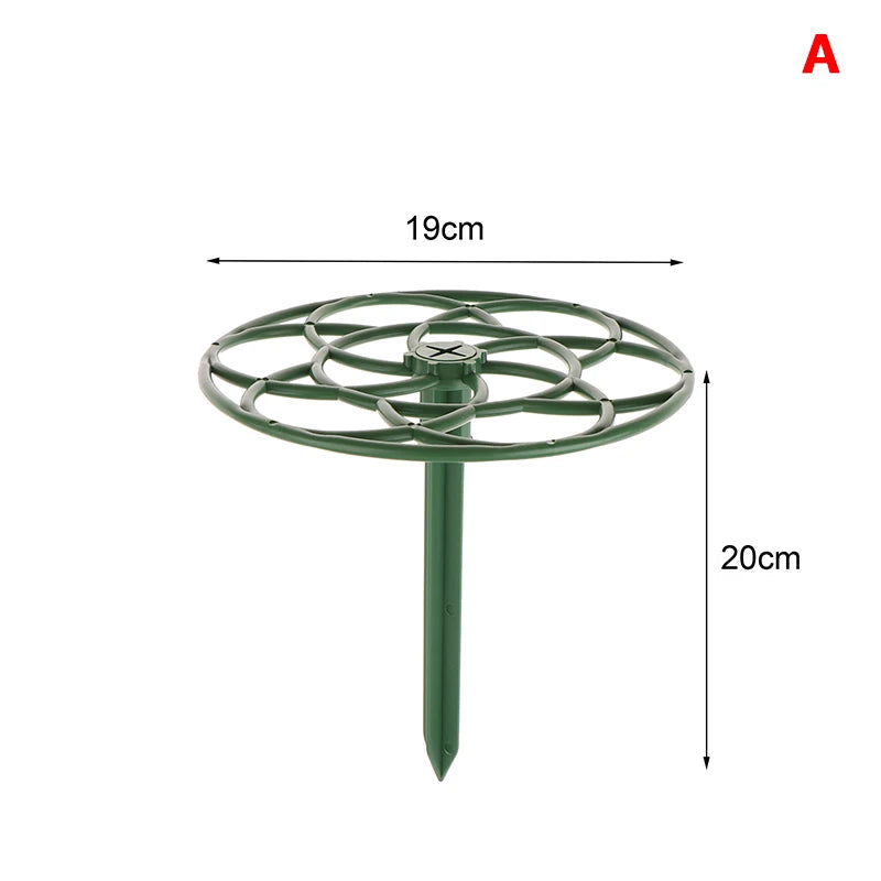 support plante métallique vert jardinage décoration fleuri piquet insertion terreau hauteur diamètre