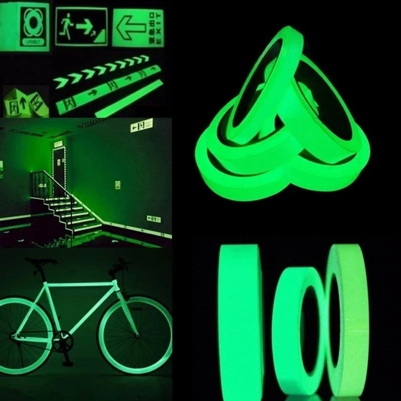ruban lumineux vert fluo auto adhésif 3m 5m décor moderne stickers