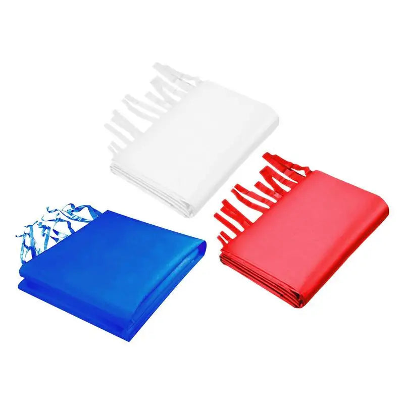 tente pliable bleue rouge blanche ombre moderne fixations tissu imperméableextérieur jardindeck piscine