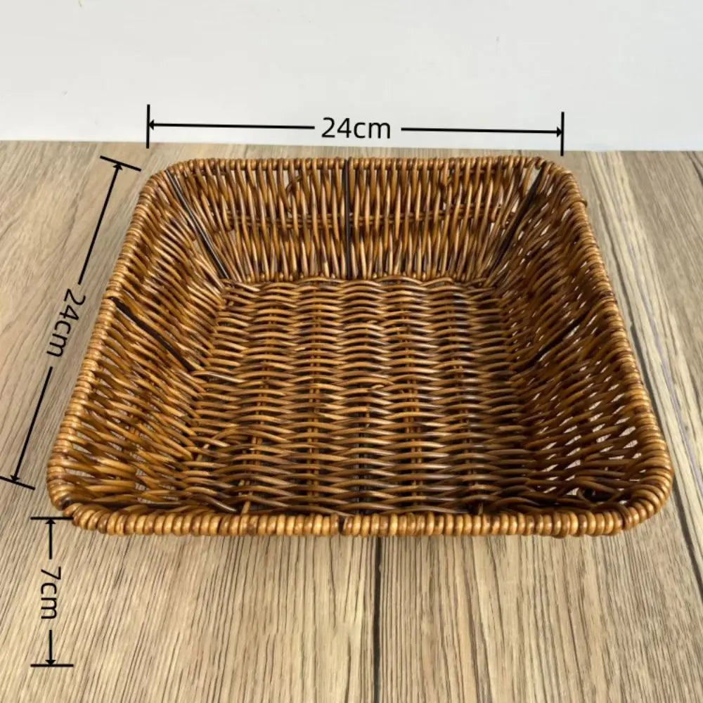 paniers rangement tressés rotin marron clair utilisation multiple réutilisable traditionnels opaques