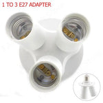 adaptateur E27 douilles led base lumiere support ajustable moderne blanc opaque