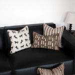 housses coussins carrés nordique motif chevaux géométrique beige marron adhésifs modernes decoration maison voiture