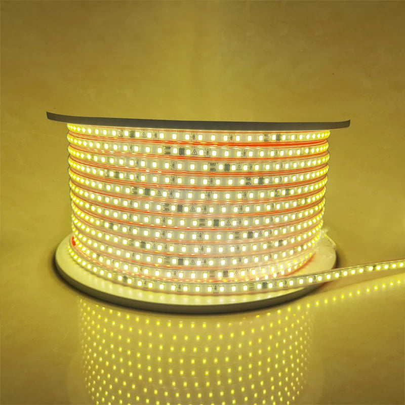 Détail des LED SMD2835 sur le ruban flexible