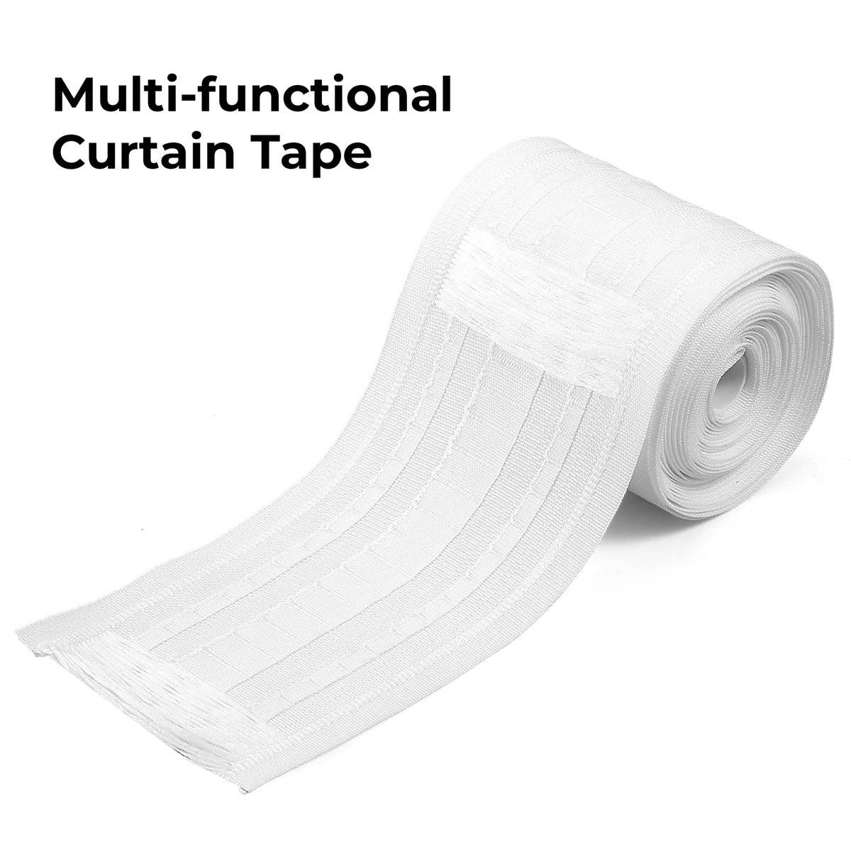 ruban rideau multifonctionnel blanc rayures horizontales moderne clips 100m 10m 15m 20m 2m 30m