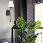 lampe murale classique or abat jour blanc élégante cuisine chambre entrée fixée mur moderne