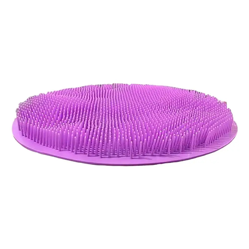 tapis bain nettoyage pieds rose vert violet bleu pointes ergonomique adhésif 26cmx26cm
