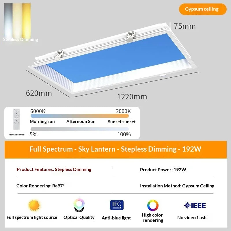 lampe led moderne bleu transparente aluminium salle bain chambre cuisine