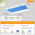 lampe led moderne bleu transparente aluminium salle bain chambre cuisine