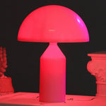 lampe table led moderne blanc orange vert rouge bleu flux lumineux faible éclairage nuit