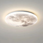 lampe moderne lune texture blanc gris réglable intensité 36w 48w