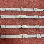 bandes led argentées adhésives modernes 2pc fixations stickers télévision 430mm