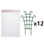 support plante grimpante vert grille rectangulaire moderne adhésif jardin extérieur fixations barreaux horizontal vertical