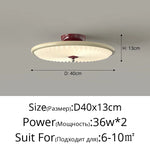 lampe moderne bois marron foncé géométrique sans ombre télécommande blanc