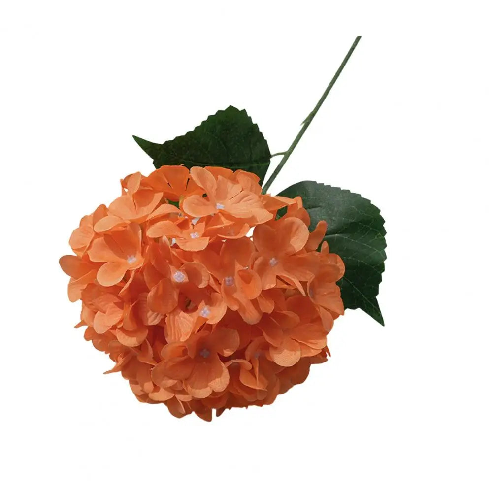 bouquet fleurs artificielles hortensias blanc bleu rose vert orange violet intérieur vintage romantique
